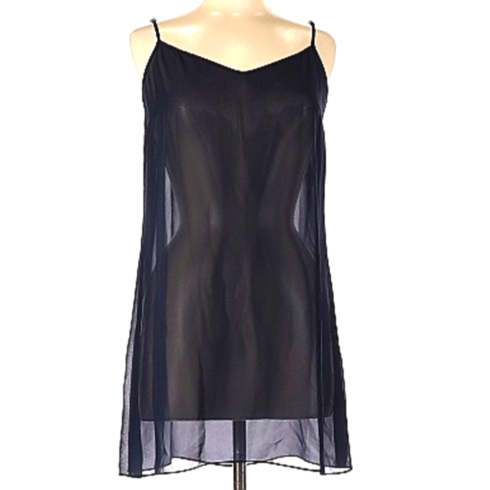 Tori Burch Sheer Sleeveless Blouse